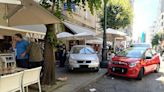 Varios heridos al ser arrollados por un conductor de 95 años cuando estaban en una terraza de Vigo