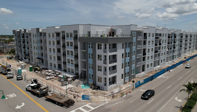 Drone video shows progress of Cape Coral's $103M mixed-use 'The Cove at 47th' project