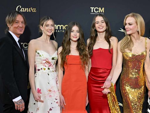 Nicole Kidman Walked the Red Carpet with Her Teen Daughters for the First Time