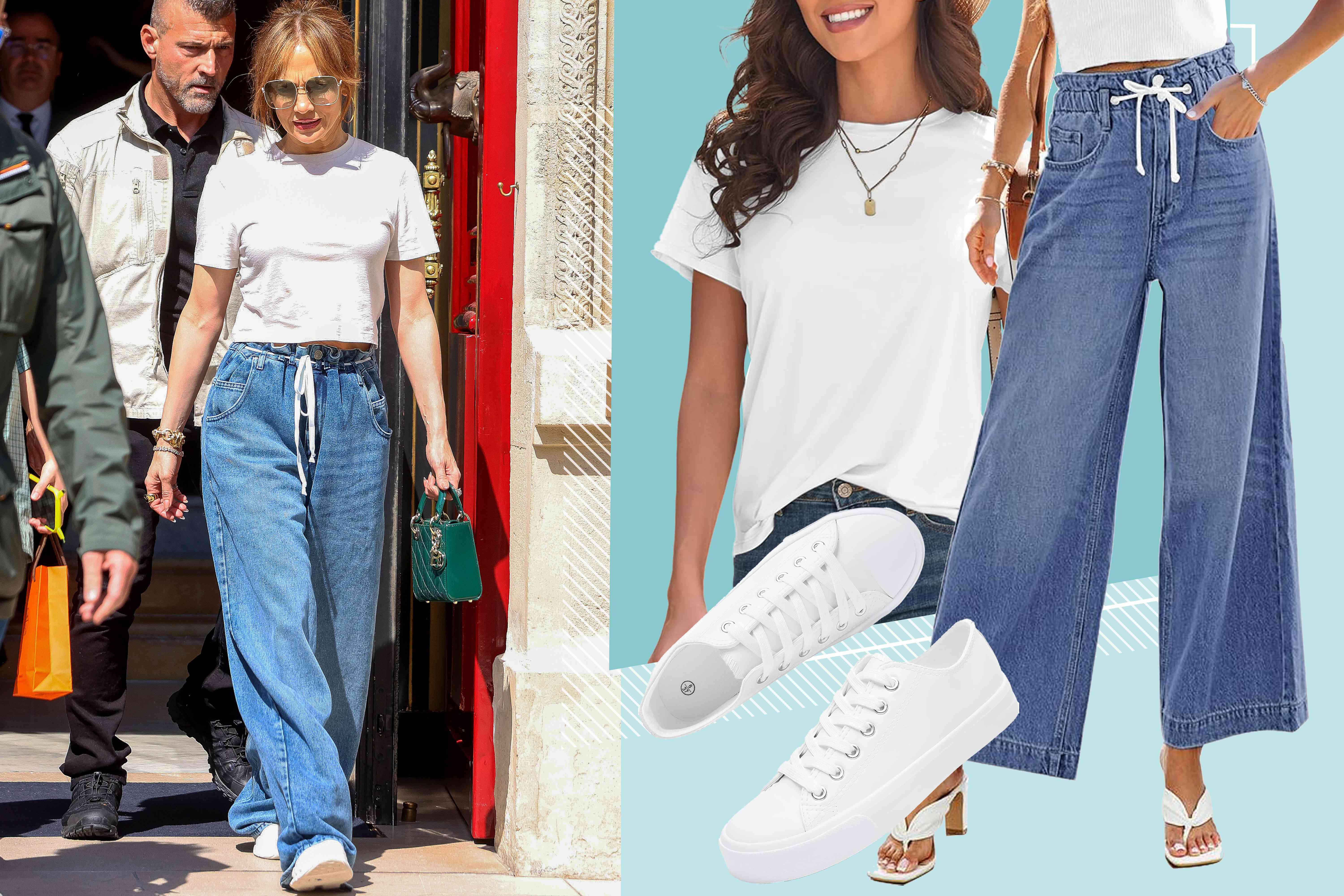 Jennifer Lopez’s Drawstring Jeans Are a Stylish Alternative to Sweatpants That You Can Get from $36