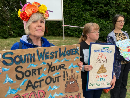 SWW campaigners 'have enough' of sewage spills