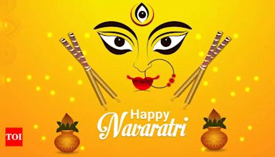 Navratri Wishes & Messages: Happy Navratri 2024: Images, Quotes, Wishes, Messages, Cards, Greetings, Pictures and GIFs | - Times of India