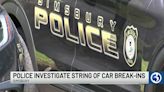 Simsbury police investigate recent string of car break-ins