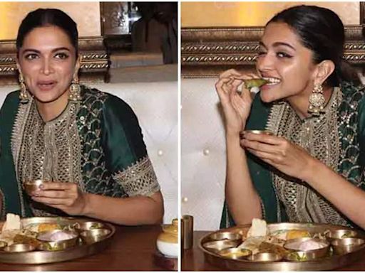 When Deepika Padukone celebrated the success of 'Padmaavat' with the media at a famous restaurant | Hindi Movie News - Times of India