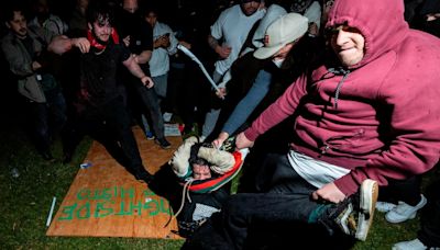 A look at the violent clashes at UCLA as college protests, counterprotests intensify