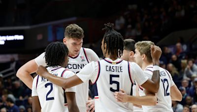 Donovan Clingan, UConn men's basketball starting lineup will be at NBA Draft Combine in Chicago
