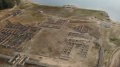 Ruins of 1st century Roman fort surface amid Europe drought