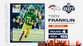 Oregon WR Troy Franklin selected by Denver Broncos with pick No. 102 in the NFL draft