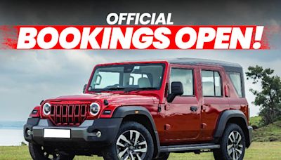 Mahindra Thar Roxx Bookings Open Officially, Deliveries Begin On October 12 - ZigWheels