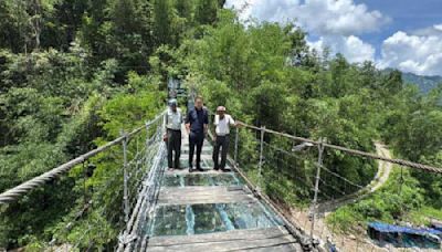 British-era suspension bridge in Darjeeling gets shape of skywalk with a glass bottom