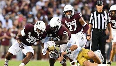 Texas A&M vs. Notre Dame score today: Live updates as Aggies, Irish are tied at halftime