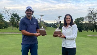 Mariano Malmierca y Maica López García fueron campeones del torneo del Jockey Club