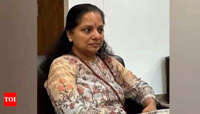 BRS leader & MLC K Kavitha hospitalized for medical check-up in Hyderabad | Hyderabad News - Times of India