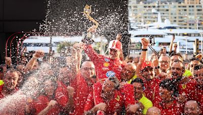 F1摩納哥站勒卡歷家鄉奪冠 跳海慶祝