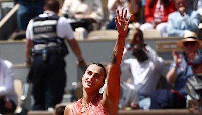 Sabalenka vapulea a Navarro, segunda cabeza de serie, y pasa a cuartos del Abierto de Francia