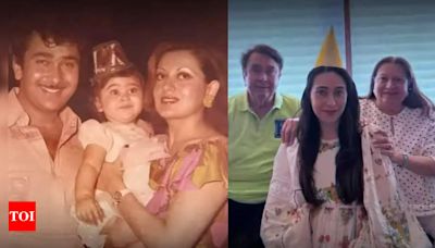 Karisma Kapoor shares a transition video from her 1st birthday to 50th with parents: 'Thank you everyone for all the love' - Times of India