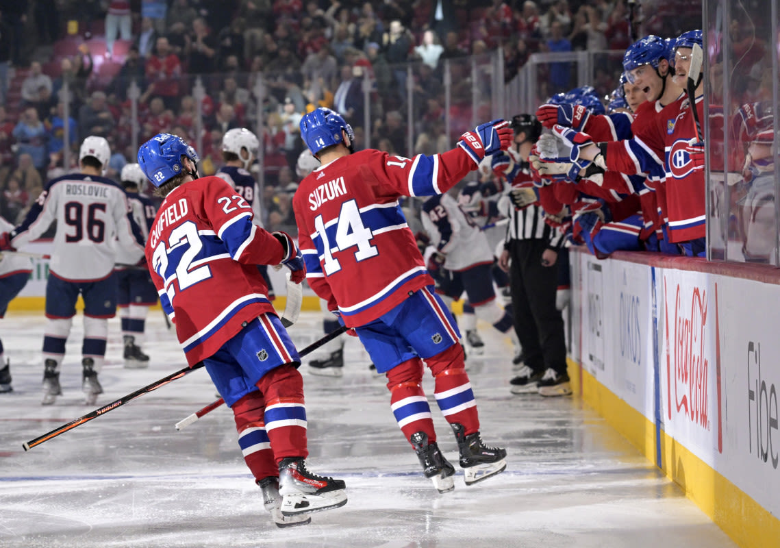 Montreal Canadiens’ Nick Suzuki and Cole Caufield Hit the Links