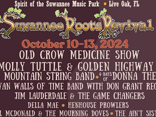 Suwannee Roots Revival Adds Molly Tuttle, Walter Parks, Paul McDonald, Jim Lauderdale, and more