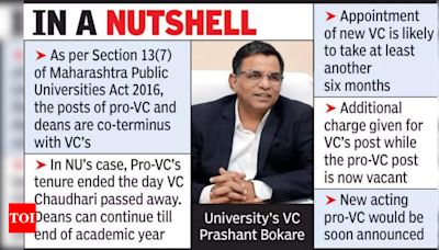 Nagpur University Vice-Chancellor Prashant Bokare to Continue Amid Pro-VC Tenure End | Nagpur News - Times of India