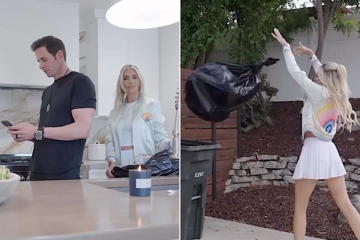 Tarek El Moussa Responds After His Latest Skit with Wife Heather Is Called 'Violent'