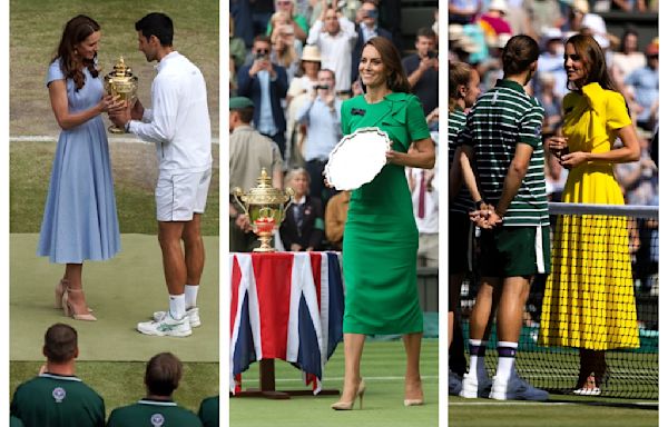 Kate Middleton's Classic Shoes and Dresses at Wimbledon PHOTOS