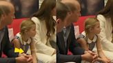 Princess Charlotte mirrors Prince William’s body language in video from Commonwealth Games