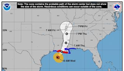 El huracán Francine toca tierra en el sur de Luisiana como categoría 2