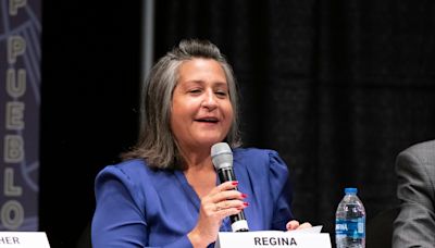 District 1 Pueblo City Councilor Regina Maestri wants to switch to the at-large seat