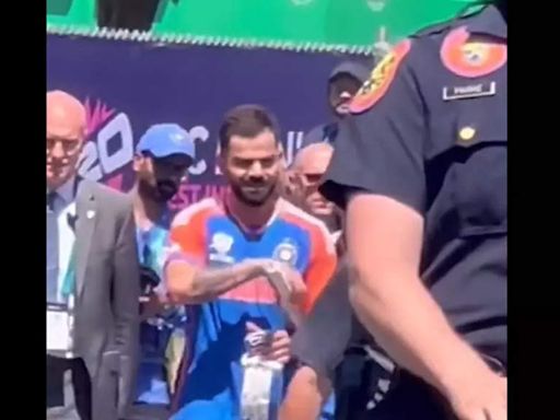 Watch: USA not taking any chances with Virat Kohli's security at T20 World Cup | Cricket News - Times of India