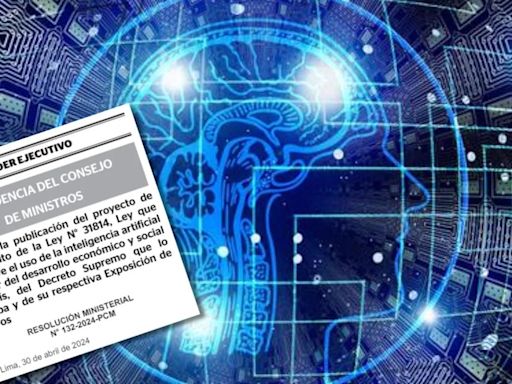 Inteligencia artificial: disponen la publicación del reglamento de ley que promueve el uso de la nueva tecnología