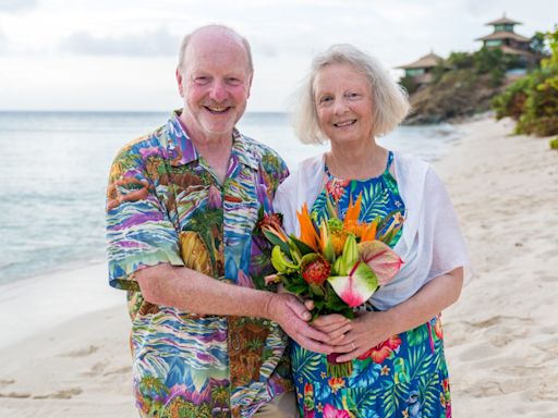 Richard Branson marries Alan Bates and partner of 34 years on private Caribbean island