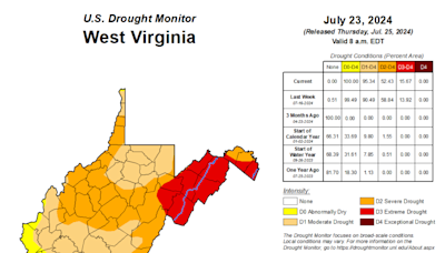 Justice declares state of emergency over drought in all WV counties