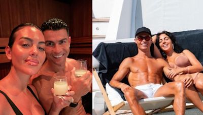 Cristiano Ronaldo y Georgina Rodríguez en el sauna - MARCA USA