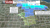 Frost/Freeze possible tonight; storms Friday afternoon; Northern Lights Friday night!