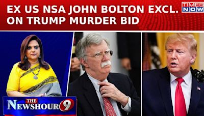 Trump Assassination Bid: US' Ex-NSA John Bolton Exclusive On Attack On Donald Trump | Newshour