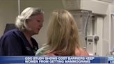 CDC study shows cost barriers keep women from getting mammograms