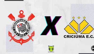 Corinthians x Criciúma: prováveis escalações, desfalques, retrospecto, onde assistir, arbitragem e palpites