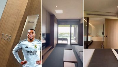 Así es la lujosa habitación de Kylian Mbappé en la sede del Real Madrid; video mostró todo