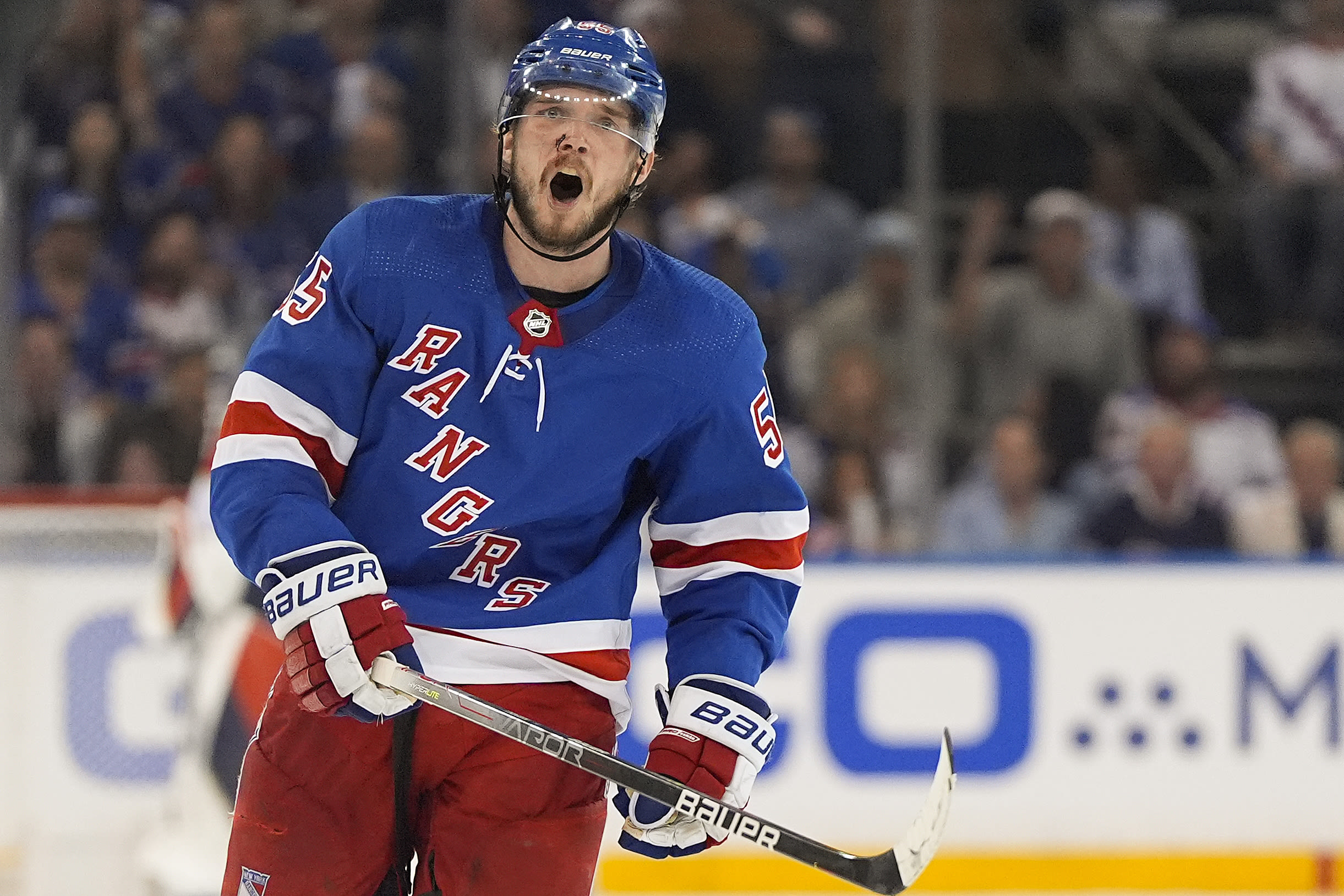 Rangers held scoreless for the first time this postseason in a 3-0 loss to the Panthers in Game 1