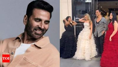 Akshay Kumar poses for pictures with excited fans amid Housefull 5 shoot in London | Hindi Movie News - Times of India