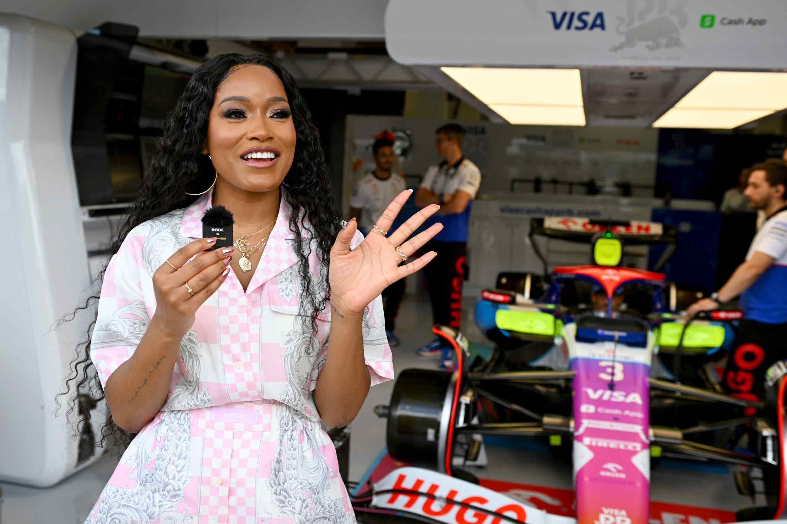 Keke Palmer On Her First Time At The Miami Grand Prix And Souvenirs She’s Taking Her 1-Year-Old Son Leo