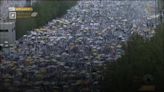 Hundreds of thousands of pilgrims pray on sacred Saudi hill during biggest Covid-era hajj