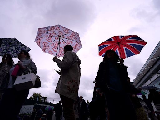 Heavy rain on way again which could affect Wimbledon and British Grand Prix