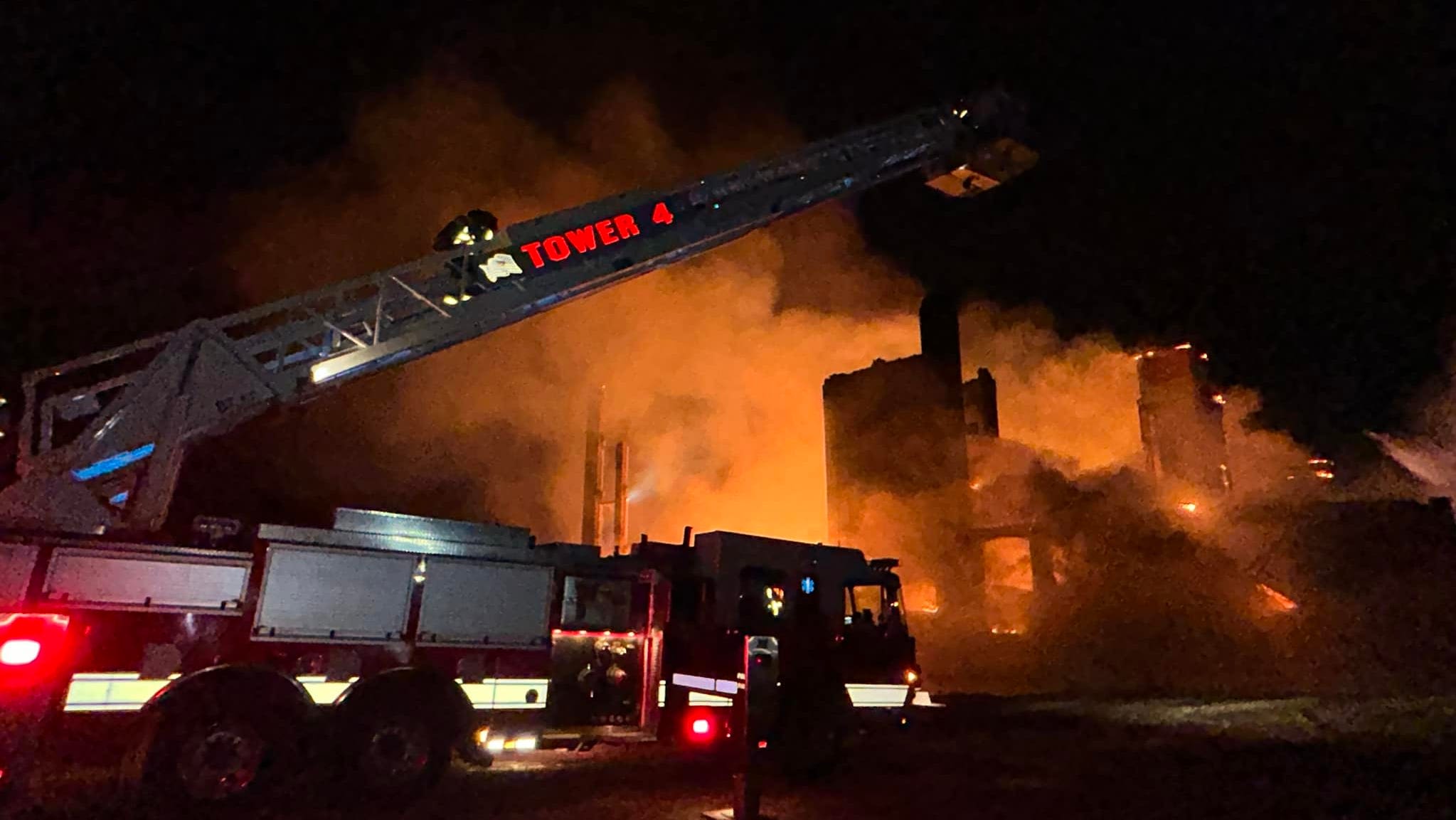 Multiple departments help fight fire in Woonsocket mill