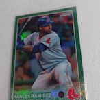 新人王自走砲Hanley Ramirez限量84/99精美綠亮特卡一張~50元起標(A12)