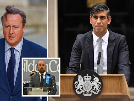 David Cameron quits frontline politics as Rishi Sunak unveils shadow cabinet with Tory party chairman to step aside