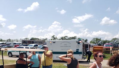 Draft horse spooked at LaPorte County Fair, man airlifted to hospital, 2 children injured