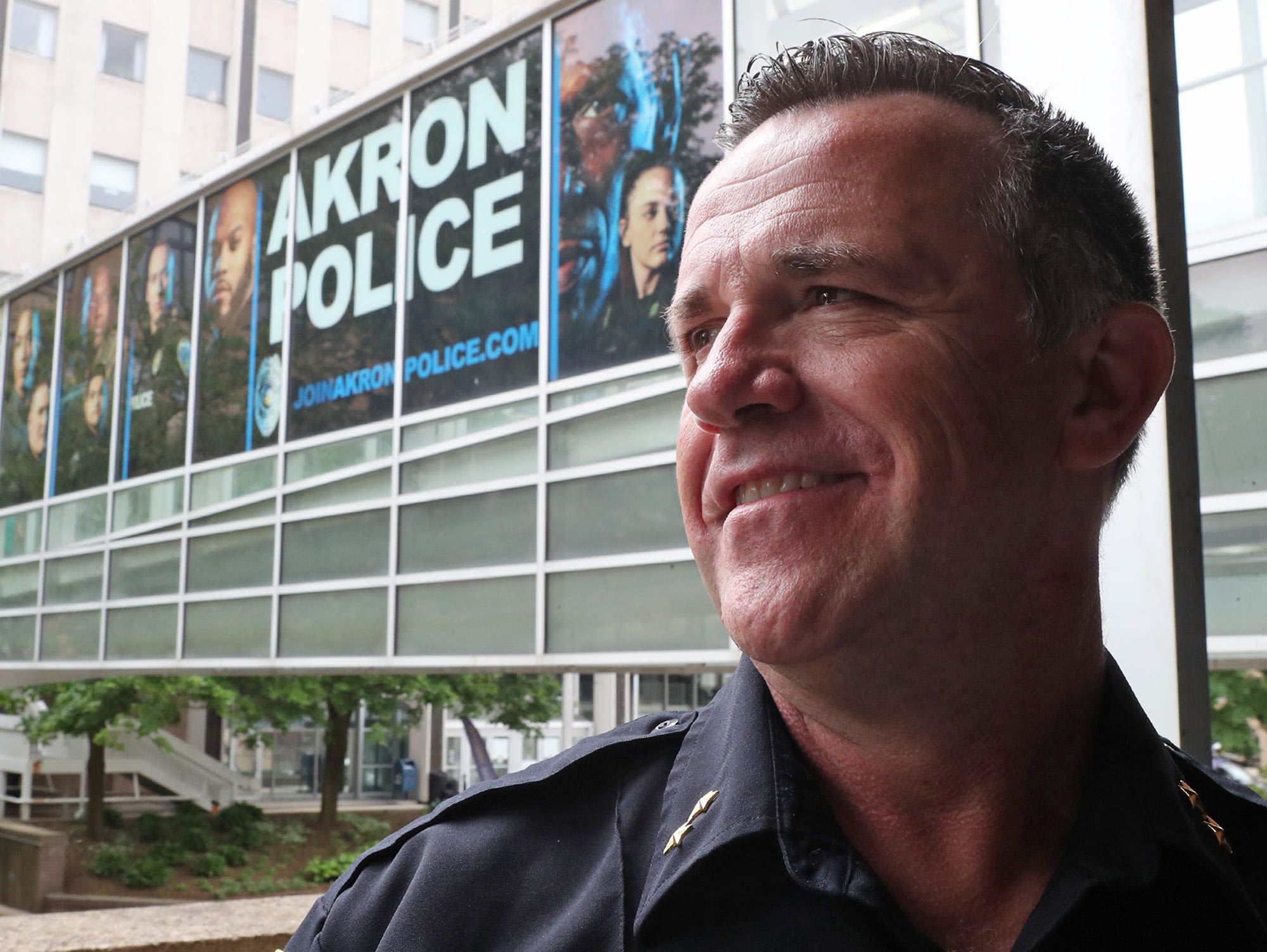 Who is Akron's new top cop? Follow Brian Harding's path from patrol duty to police chief