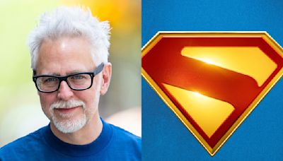 James Gunn unveils Superman logo one year before film soars into theaters