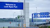 Ferry port worker dies after falling into water